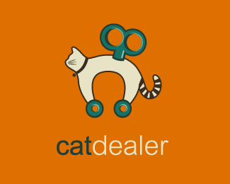 50款猫为题材的logo设计欣赏