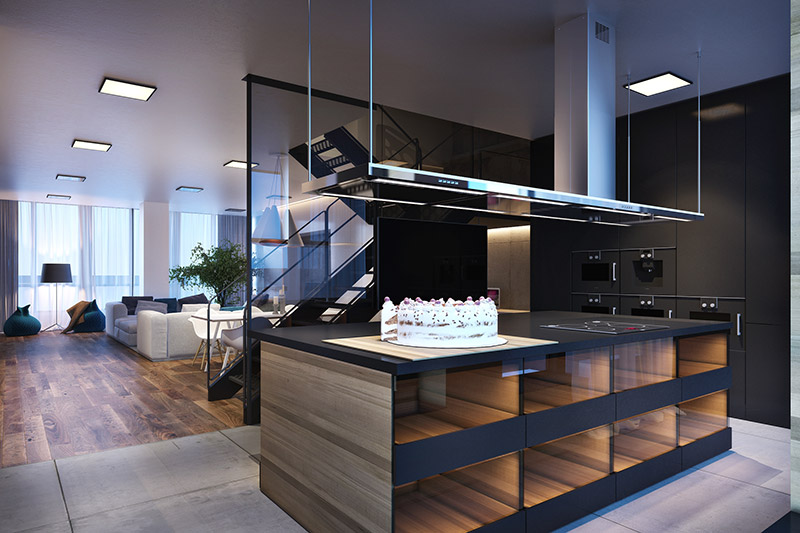 基辅230平米现代舒适的公寓设计