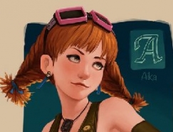 Jonathan Hamilton漂亮的肖像插画欣赏