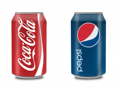 可口可樂和百事可樂罐裝飲料PNG圖標