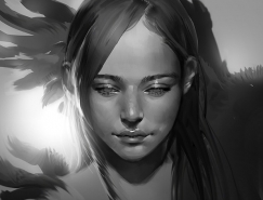 韩国Kyrie漂亮的肖像插画欣赏