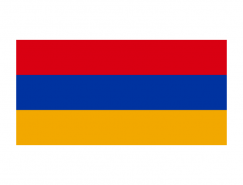 亚美尼亚国旗矢量图