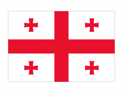 格鲁吉亚国旗矢量图