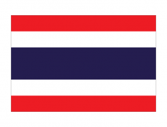 泰国国旗矢量图