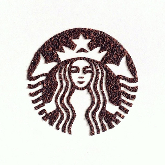 咖啡粉作画:Liv Buranday美丽的咖啡艺术