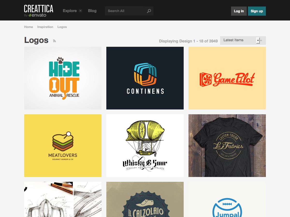 Logos on Creattica