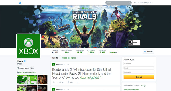 @Xbox new Twitter profile