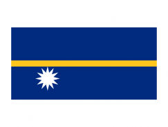 瑙鲁国旗矢量图