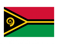 瓦努阿图国旗矢量图