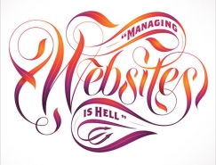 Jordan Metcalf漂亮的字体设计欣赏