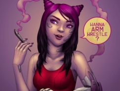 Irene Strychalski动漫人物插画欣赏