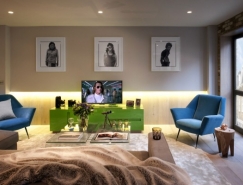 伦敦Mews漂亮优雅的三层住宅设计