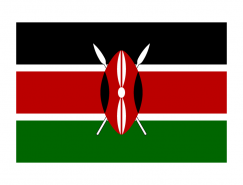 肯尼亚国旗矢量图