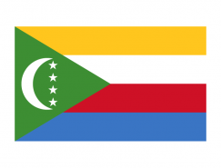科摩罗国旗矢量图