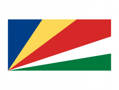 塞舌尔国旗矢量图