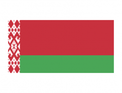 白俄罗斯国旗矢量图