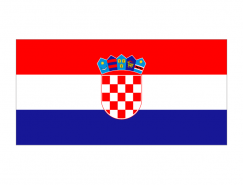 克罗地亚国旗矢量图