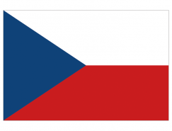 捷克国旗矢量图