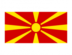 马其顿国旗矢量图