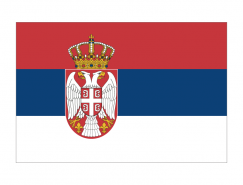 塞尔维亚国旗矢量图