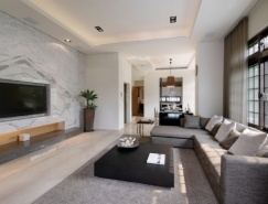 台湾简约别致的复式公寓设计