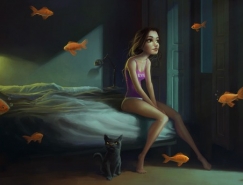 David Cobos人物插画作品