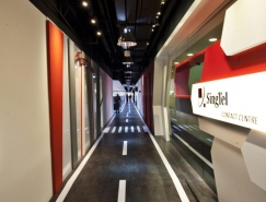 新加坡电信客户服务中心办公空间设计