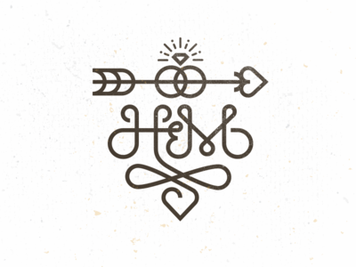 国外结婚logo标志设计欣赏