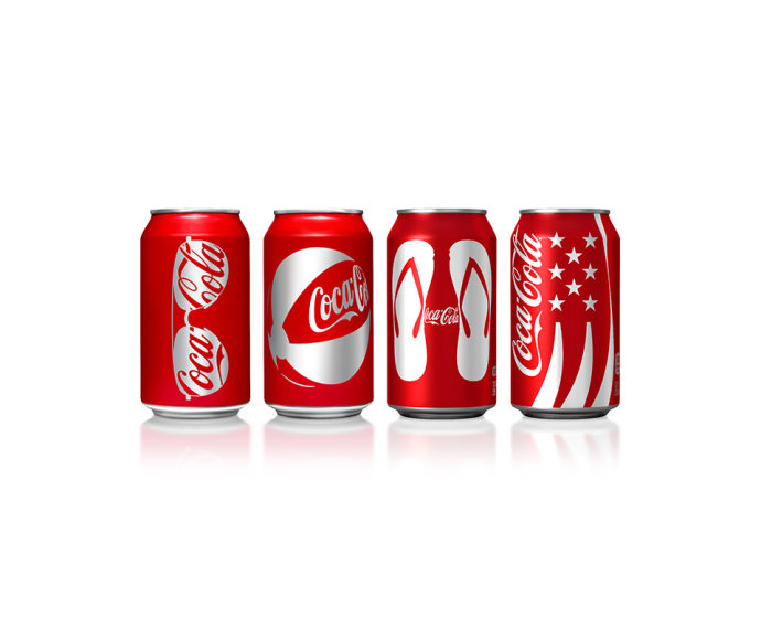 可口可乐品牌夏季推广设计欣赏
