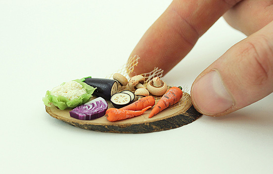 以色列艺术家Aaron Shay的创意微型食品模型