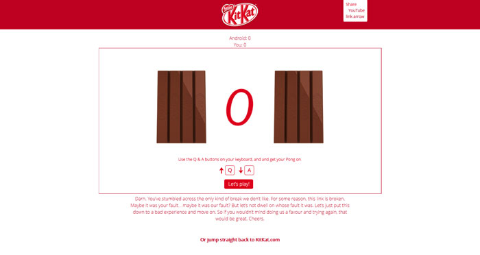 22个国外创意404错误页面设计