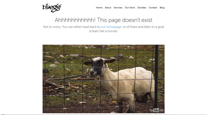 22个国外创意404错误页面设计