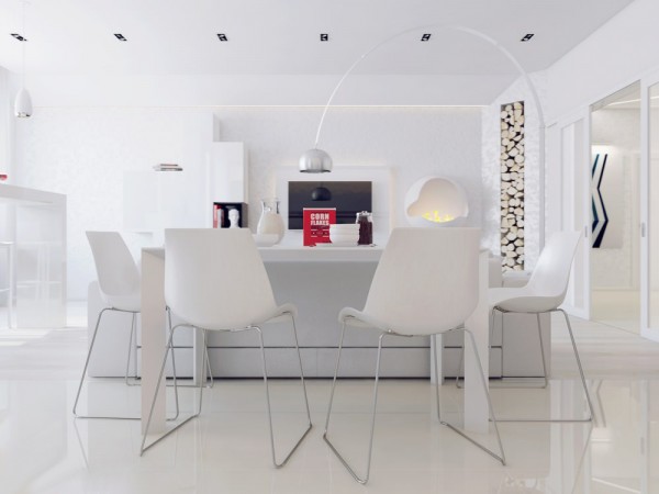 Polinova Paul:白色简约公寓设计