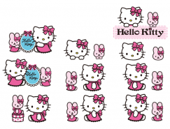 卡通人物Hello Kitty矢量素材