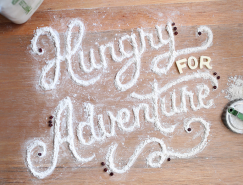 Marmalade Bleue:创意食物字体设计