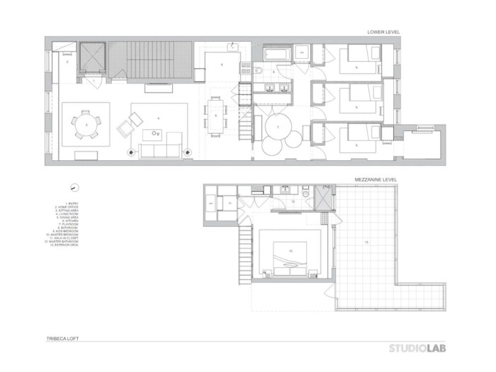 纽约Tribeca Loft公寓设计