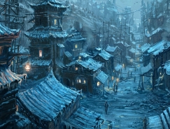 44个场景与环境创意插画设计