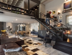 开放式空间的现代Loft住宅设计