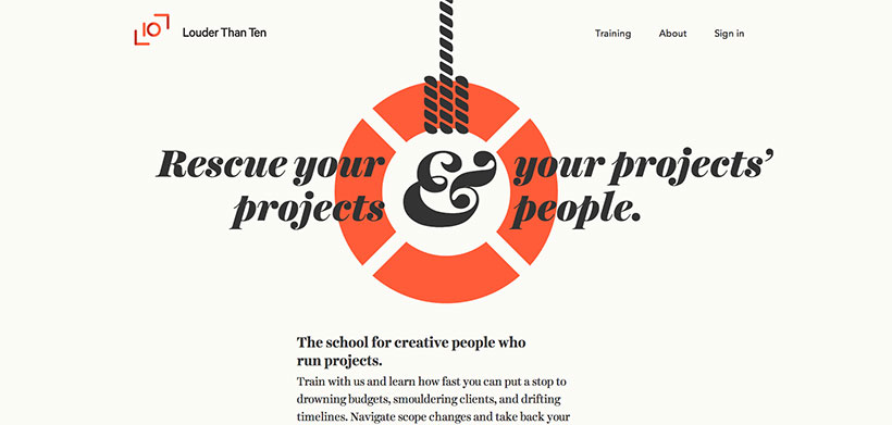 漂亮的字体设计:10个国外网页设计欣赏