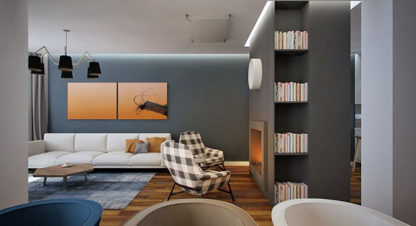 现代时尚的家居装修设计效果图欣赏