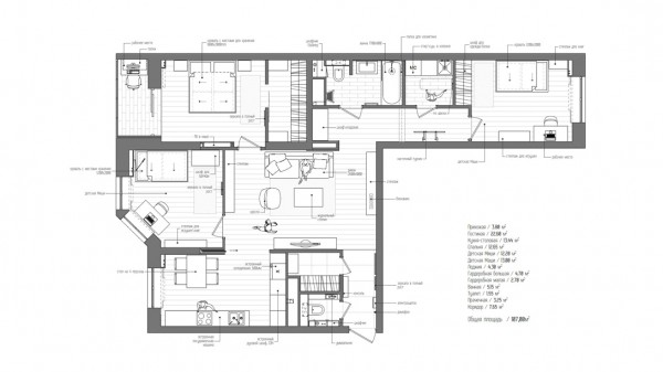 Int2 Architecture:圣彼得堡4个现代公寓设计