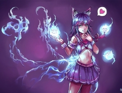 Kachima Chanit Han性感的战斗人物插画