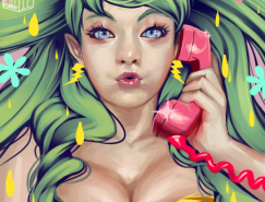 Oskar Vega人物插画欣赏