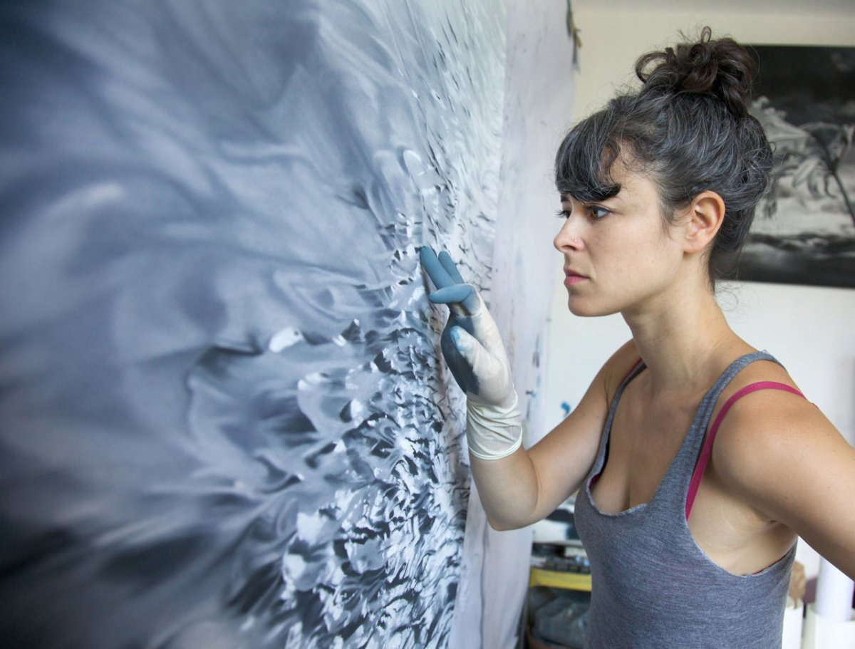 Zaria Forman令人惊叹的指画艺术