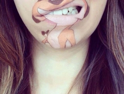 Laura Jenkinson的創意嘴唇彩繪藝術