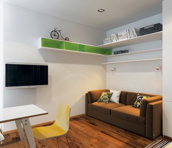巧妙的空间利用:4个国外小公寓设计