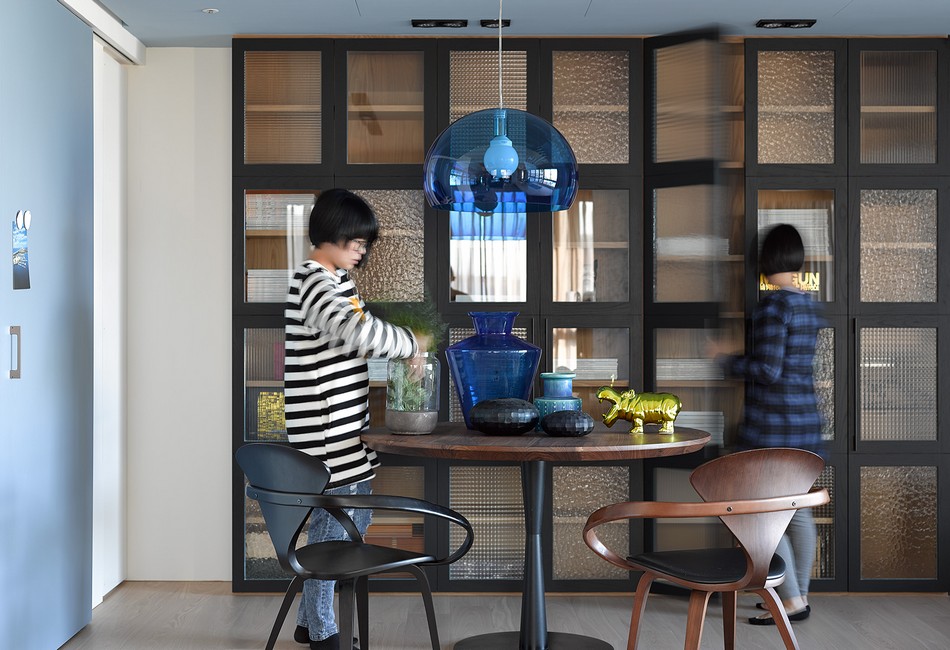 非常规的个性化开放空间:台湾桃园126平米公寓设计