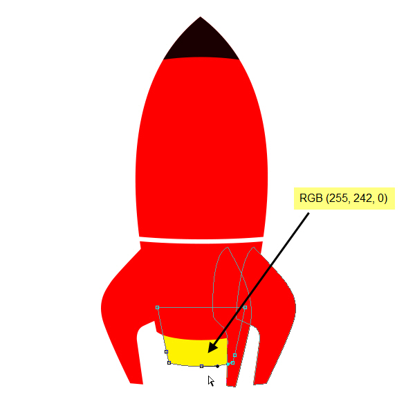 手把手教你打造精致的红色卡通小火箭