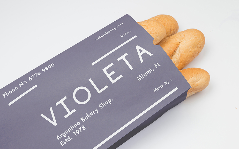 Violeta面包店品牌形象设计欣赏