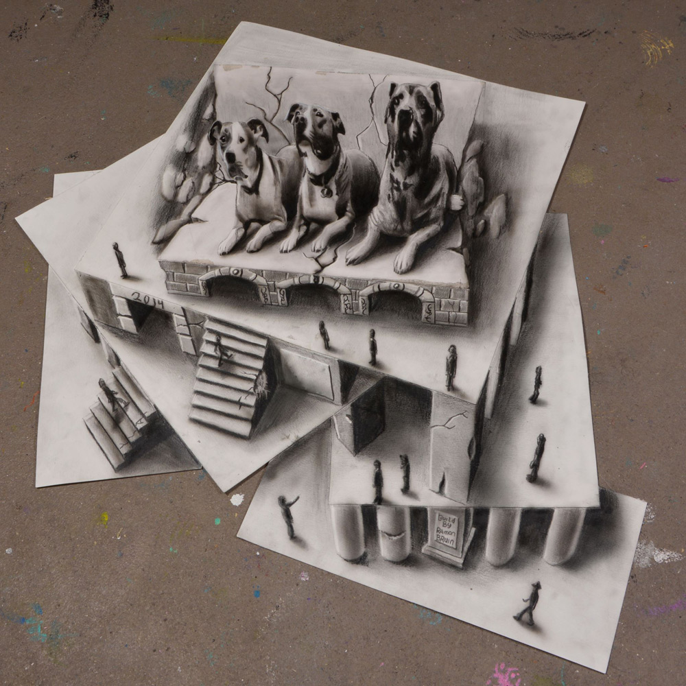 Ramon Bruin炫酷的3D立体画欣赏